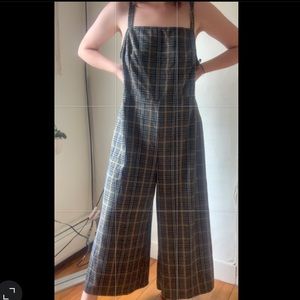 Plus size Plaid jumpsuit